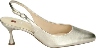 H&ouml;gl Schoenen, Dames, Beige, 38 1/2 EU, Leer, Ciara Slingback Pump
