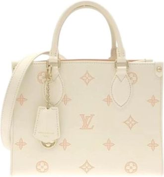 Louis Vuitton Pre-owned Monogram Empreinte Handtas - Dames - Vintage Handtas - Beige - ONE Size - Leer - Vintage