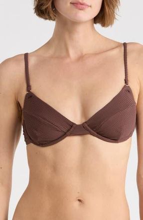 Billabong Morgan Tanlines U-Wire Bikini Top in Kona at Nordstrom Rack, Size X-Small