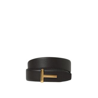 Tom Ford Leather Belt with Buckle