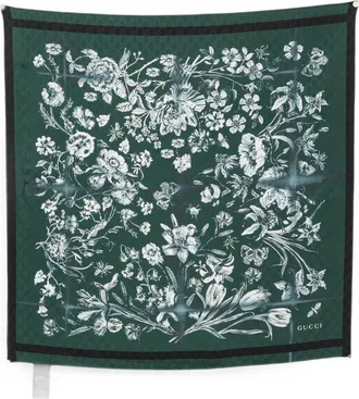 Gucci Printed Silk Foulard