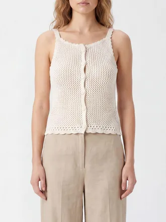 Dunst Top in maglia di cotone e lino