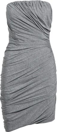 The Attico Dames, Jurken, Grijs, Maat: 2XS Jersey