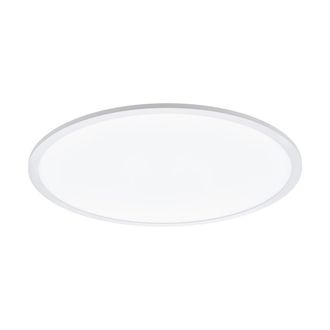 Eglo Plafoniera Moderna Sarsina Alluminio Bianco Luce Led Integrato 36w
