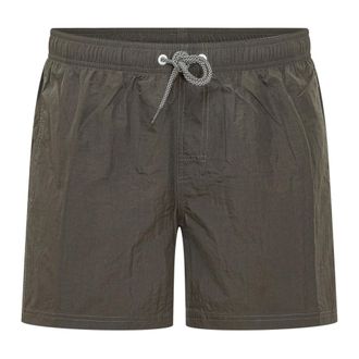 Sundek Beachwear, male, Green, Size: XL Crinkled Boardshort