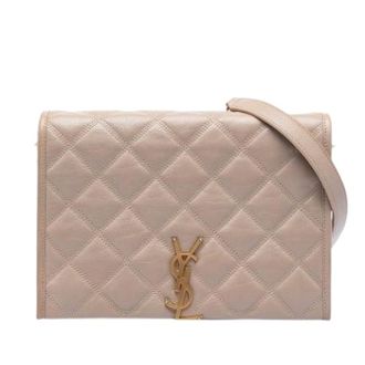 Saint Laurent Pre-owned Becky Shoulder Bag - - Pre-owned - Donna - Beige - ONE SIZE