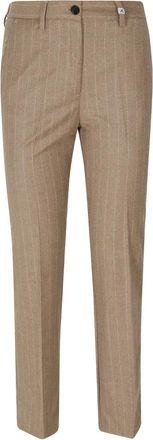 Myths Pantalones Lungo - Trousers - Mujer - Beige - 2XS