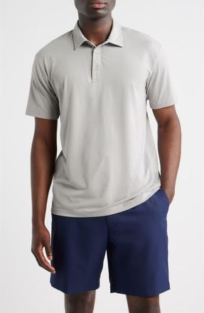 Swannies James H Solid Performance Golf Polo in Gray-Heather at Nordstrom, Size Xxx-Large