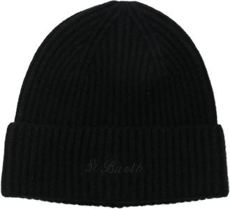 MC2 Saint Barth Moss Wool - Dames - Hoeden - Zwart - ONE Size - Wol - Accessoires