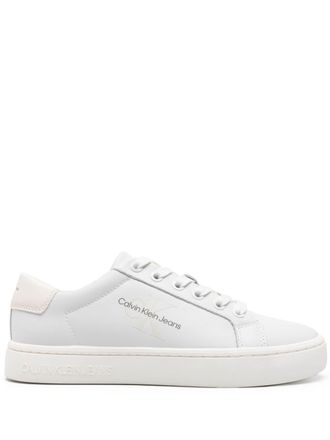 Calvin Klein Jeans Sneakers con logo goffrato - Bianco