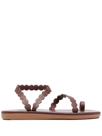 Ancient Greek Sandals multi-strap leather sandals - Brown
