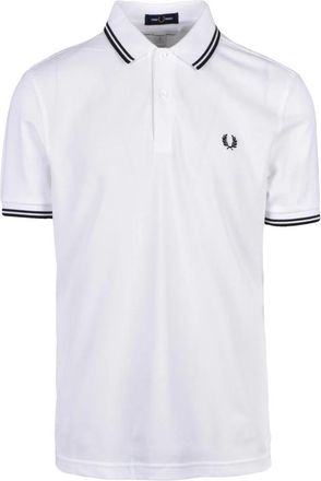 Fred Perry Polo - Heren - Polos - Wit - M - Katoen - Tops
