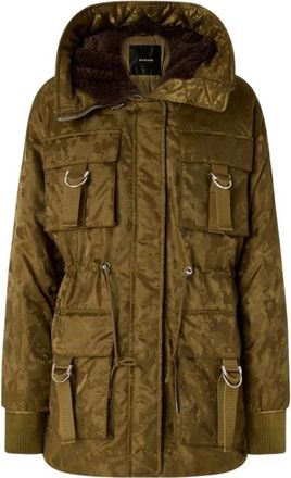 Pinko Passito V59 - Dames - Parka Jassen - Groen - S - Jassen