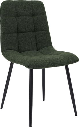Clp Silla De Comedor Antibes Tejido De Peluche Verde