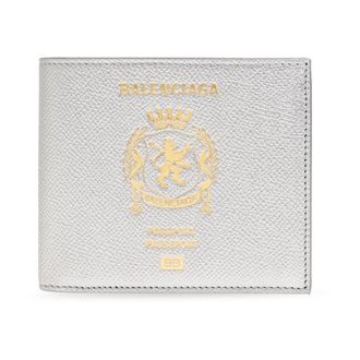 Balenciaga Wallets & Cardholders, male, Gray, Size: ONE SIZE Passport Square Folded Wallet