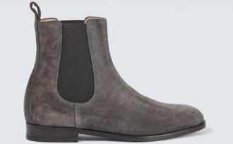 Manolo Blahnik Delsa suede Chelsea boots