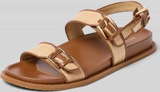Michael Kors Sandalette mit Riemen Modell NIA in Cognac, Gr&ouml;&szlig;e 36