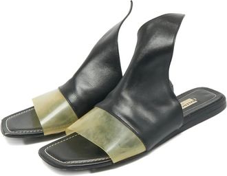 Balenciaga Leren sandalen - Zwart