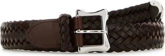 J & M Davidson Cintura intrecciata - Marrone