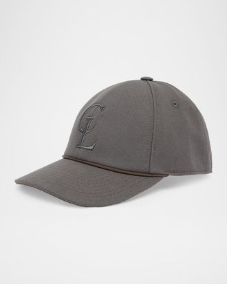 Christian Louboutin Men & apos;s Neo CL Canvas Baseball Cap