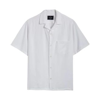 Portuguese Flannel Camicia Dogtown - Heren - Korte mouwen Overhemden - Wit - M - Overhemden