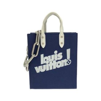 Louis Vuitton Pre-owned Everyday LV Sac Plat XS Calf Bag - Pre-owned - Mujer - Azul - ONE SIZE
