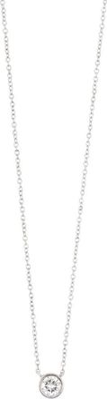 Bony Levy Diamond Bezel Pendant Necklace - 0.10 ctw. in 14K White Gold at Nordstrom Rack