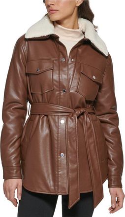 Kenneth Cole Belted Shacket