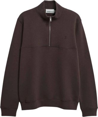 Armedangels Waarlo Fleece Troyer - - Sport - Uomo - Marrone - S