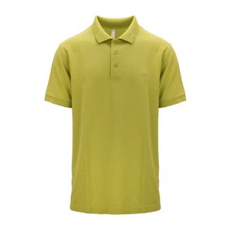 Sun 68 Polo Shirts, male, Green, Size: 2XL Polo Shirt