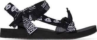 Arizona Love Ladies Black Trekky Bandana Sandals