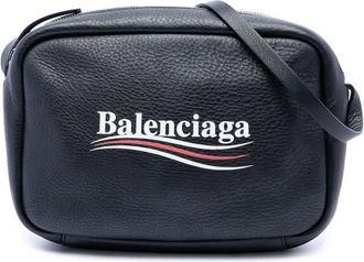 Balenciaga Pre-owned Balenciaga Leather Campaign Logo Everyday Camera Bag XS Unisex 3173X5GTH3WW3KEC