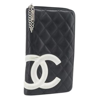 Chanel Pre-owned Wallets, female, Black, Size: ONE SIZE Pre-owned Vintage Wallet