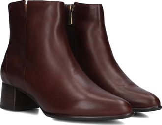 Everybody By B.Z Moda Ludina Enkellaarsjes - Dames - Schoenen - Bruin - Maat: 39 1/2 EU Leer