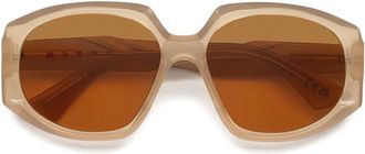 Marni Eyewear Arithiel zonnebril met rond montuur - Bruin