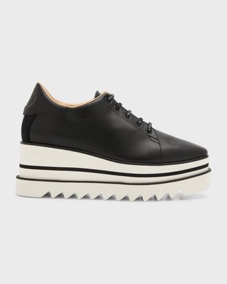 Stella McCartney Sneakelyse Vegan Logo Platform Loafers