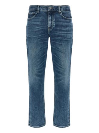BOSS C-Delaware five-pockets button-fasteningjeans - Blue