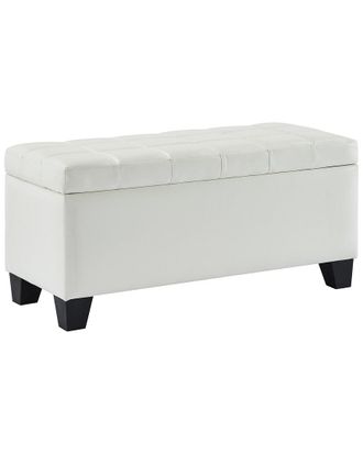 Worldwide Home Furnishings Winston Storage Ottoman