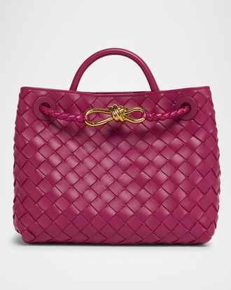 Bottega Veneta Andiamo Small Leather Top-Handle Bag