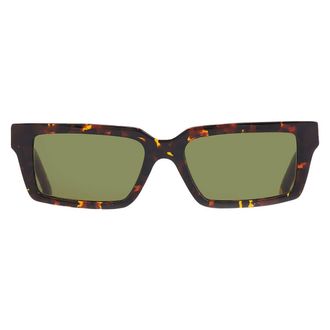 Off-white WARREN Green Rectangular Unisex Sunglasses OERI13A 6055 54