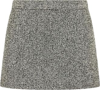 Michael Kors Katoenen Tweed Minirok - Dames - Korte rokken - Veelkleurig - M - Katoen - Rokken