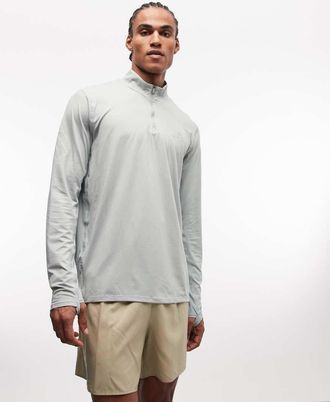 adidas adidas Running - ADI365 - Top verde salvia con zip