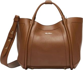 Max Mara Marine Tas - Dames - Handtassen - Bruin - ONE Size - Leer - Tassen
