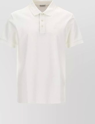Burberry embroidered logo polo shirt