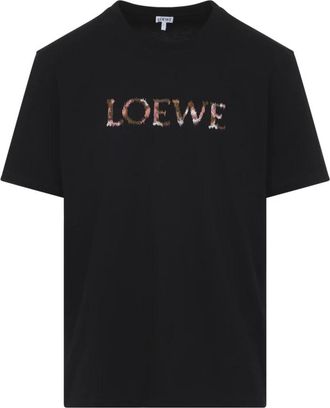Loewe T-Shirts, male, Black, M, Relaxed Fit T-Shirt