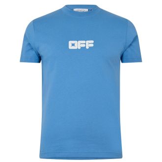 Off-white Off White Heren Slim T-shirt in katoen (Allure)