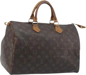 Louis Vuitton Pre-owned Handbags, female, Brown, Size: ONE SIZE Pre-owned Speedy 35 Hand Bag