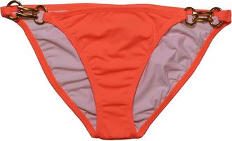 PQ Swim Chain Strap Bikini Bottom In Tangerine
