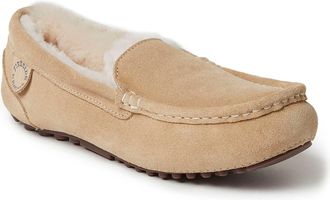 Dearfoams Fireside By Dearfoams Womens Mel Genuine Shearling Moccasin Slipper
