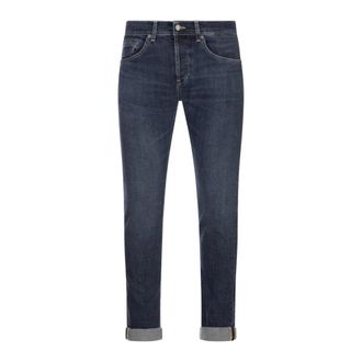 Dondup Jeans, Heren, Blauw, W34, Katoen, Brighton Carrot-fit Jeans